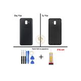 Samsung Galaxy J2 Core J260 Siyah Renk Uyumlu Arka Kapak + Tamir Seti + B7000 Yapıştırıcı Arka Cam Batarya Kapağı Pil Kapağı Lazer Kesim Back Cover Galaxy J2 Core Uyumlu
