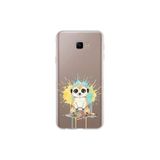 Samsung Galaxy J4 Core ile Uyumlu Splash Mirket Tasarımlı Slimfit Şeffaf Silikon Kılıf