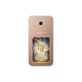Samsung Galaxy J4+ Plus ile Uyumlu Burç Kartları Başak Tasarımlı Şeffaf Silikon Kılıf