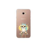 Samsung Galaxy J4+ Plus ile Uyumlu Splash Mirket Tasarımlı Şeffaf Silikon Kılıf
