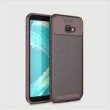 Samsung Galaxy J4 Plus Kılıf Karbon Görünümlü Silikon Zipax-Zr-Negro