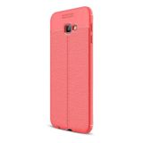 Samsung Galaxy J4 Plus Niss Deri Görünümlü Silikon Kılıf