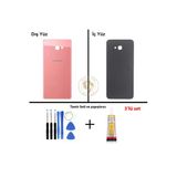 Samsung Galaxy J4 Plus Pembe Renk Uyumlu Arka Kapak + Tamir Seti + B7000 Yapıştırıcı Arka Cam Batarya Kapağı Pil Kapağı Lazer Kesim Back Cover Galaxy J4 Plus Uyumlu