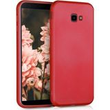 Samsung Galaxy J4 Plus Premium Silikon Kılıf Bordo