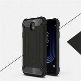 Samsung Galaxy J5 Pro ile uyumlu Çİft Katman Koruyucu Crash Military Tank Kılıf - Siyah