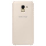 Samsung Galaxy J6 Dual Layer Cift Katmanli Kilif, Gold Ef-Pj600cfegww