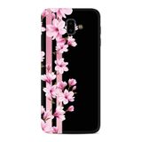 Samsung Galaxy J6 Plus ile Uyumlu Kılıf Desenli Silikon Güzel ile Uyumlu Kılıf Pink Flowers 3 1393
