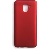 Samsung Galaxy J6 Premium Silikon Kılıf Bordo