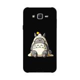 Samsung Galaxy J7 2015 İle Uyumlu Siyah Forest Giant Desenli Silikon Kılıf