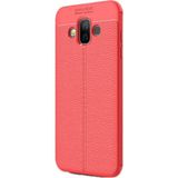 Samsung Galaxy J7 Duo Niss Deri Dokunuşlu Silikon Kılıf