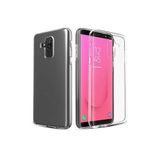 Samsung Galaxy J8 Uyumlu Kılıf Şeffaf Süper Silikon Kapak