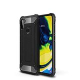 Samsung Galaxy M11 ile uyumlu Çİft Katman Koruyucu Crash Military Tank Kılıf - Siyah