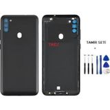 Samsung Galaxy M11 - Sm-M115 Full Kasa Arka Kapak Takim Sıyah - Tamır Setı
