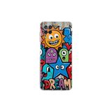 Samsung Galaxy M12 ile Uyumlu Grafiti Dream Street Tasarımlı Şeffaf Silikon Kılıf