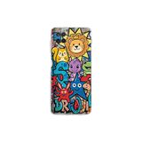 Samsung Galaxy M12 ile Uyumlu Grafiti Star Team Tasarımlı Şeffaf Silikon Kılıf