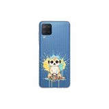 Samsung Galaxy M12 ile Uyumlu Splash Mirket Tasarımlı Slimfit Şeffaf Silikon Kılıf