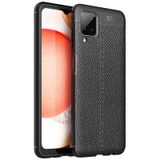 Samsung Galaxy M12 Kılıf Deri Görünümlü Renk Atmayan Dayanaklı Silikon Kapak Niss