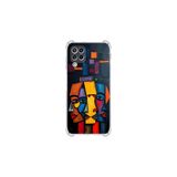 Samsung Galaxy M22 ile uyumlu Köşe Korumalı Kılıf Metamorfoz Trinite Tasarımlı Uv Baskılı