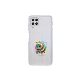 Samsung Galaxy M22 ile uyumlu Splash arı tasarımlı şeffaf silikon kılıf