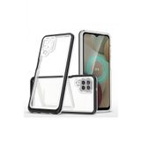 Samsung Galaxy M22 Kilif Lims Arkasi Seffaf Tasarim Silikon Kilif