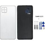 Samsung Galaxy M22 - Sm-M225 Full Kasa Arka Kapak Takim Beyaz - Tamır Setı