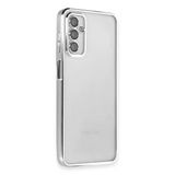 Samsung Galaxy M23 Kılıf Lensli Silikon - Gümüş