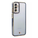 Samsung Galaxy M23 Kılıf Liva Lens Silikon - Mavi-(5796)