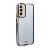 Samsung Galaxy M23 Kılıf Liva Lens Silikon - Mavi