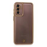 Samsung Galaxy M23 Kılıf Liva Lens Silikon - Pudra