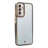 Samsung Galaxy M23 Kılıf Liva Lens Silikon - Siyah-(5796)