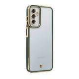 Samsung Galaxy M23 Kılıf Liva Lens Silikon - Yeşil