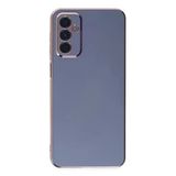 Samsung Galaxy M23 Kılıf Volet Silikon - Mavi-(5796)