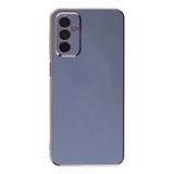 Samsung Galaxy M23 Uyumlu Kılıf Volet Silikon - Mavi