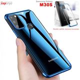 Samsung Galaxy M30s Kamera Korumali Koseleri Renkli Seffaf Kilif