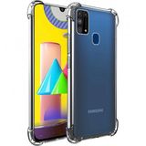 Samsung Galaxy M31 Kılıf Antishock Darbe Emici Şeffaf Silikon