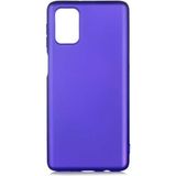 Samsung Galaxy M31S Kılıf Soft ve Pürüzsüz Yüzey Ipeksi Silikon Kapak Hopy - Saks Mavi