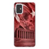 Samsung Galaxy M31s Uyumlu Atatürk Portresi ve Anıtkabir Baskılı Silikon Kılıf