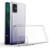 Samsung Galaxy M31S Uyumlu Kılıf Zebana Şeffaf Soft Silikon Kılıf Şeffaf