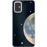Samsung Galaxy M31s Uyumlu Minimalist Galaksi Yıldızlı Gece Baskılı Silikon Kılıf