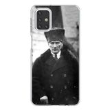 Samsung Galaxy M31s Uyumlu Mustafa Kemal Atatürk Portre Baskılı Silikon Kılıf