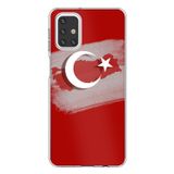 Samsung Galaxy M31s Uyumlu Türkiye Harita Detaylı Türk Bayrağı Baskılı Silikon Kılıf
