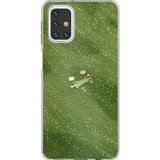 Samsung Galaxy M31s Uyumlu Zamanı Durduran Yeşil Papatya Düşleri Baskılı Silikon Kılıf