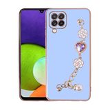 Samsung Galaxy M32 İle Uyumlu Kılıf El Tutamaçlı Kamera Korumalı Taka Silikon Kapak