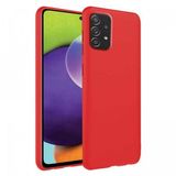 Samsung Galaxy M32 İnce Mat Silikon Kılıf Kırmızı