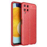 Samsung Galaxy M32 Kılıf Focus Derili Kamera Korumalı Silikon Kılıf
