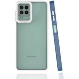 Samsung Galaxy M32 Kılıf Mat Yüzeyli Kamera Korumalı Renkli Silikon Kapak Mima