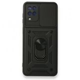 Samsung Galaxy M32 Kilif Pars Lens Yuzuklu Silikon Kilif