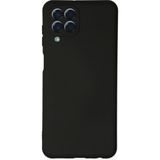 Samsung Galaxy M33 Kılıf Nano Içi Kadife Silikon - SIYAH-(5796)