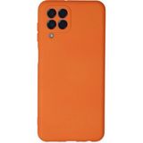 Samsung Galaxy M33 Kılıf Nano Içi Kadife Silikon - TURUNCU-(5796)