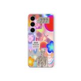 Samsung Galaxy M34 5G ile Uyumlu 444 Protection Tasarım Baskılı Şeffaf Kılıf